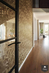 Badkamer met waterbestendig behang-Ijzersterk Interieurontwerp-alle,Badkamer-OBLY