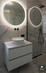 Badkamer met waterbestendig behang-Ijzersterk Interieurontwerp-alle,Badkamer-OBLY