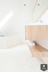 Badkamermeubel eiken hout - badkamer wit-Wood Creations-alle,Badkamer-OBLY