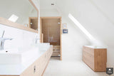 Badkamermeubel eiken hout - badkamer wit-Wood Creations-alle,Badkamer-OBLY