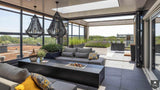 Balkon op grote hoogte met moderne tuin-Stoop Tuinen-alle,Tuinen-OBLY