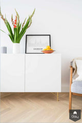 Bauwerk Eiken Monopark visgraat met spint-Vloerenhuis Amsterdam-alle,Woonkamer-OBLY