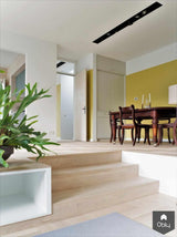 Bauwerk dubbele Quadrato in elleboog gelegd-Vloerenhuis Amsterdam-alle,Woonkamer-OBLY