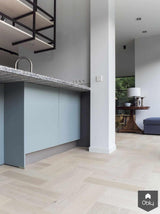 Bauwerk dubbele Quadrato in elleboog gelegd-Vloerenhuis Amsterdam-alle,Woonkamer-OBLY