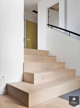 Bauwerk dubbele Quadrato in elleboog gelegd-Vloerenhuis Amsterdam-alle,Woonkamer-OBLY