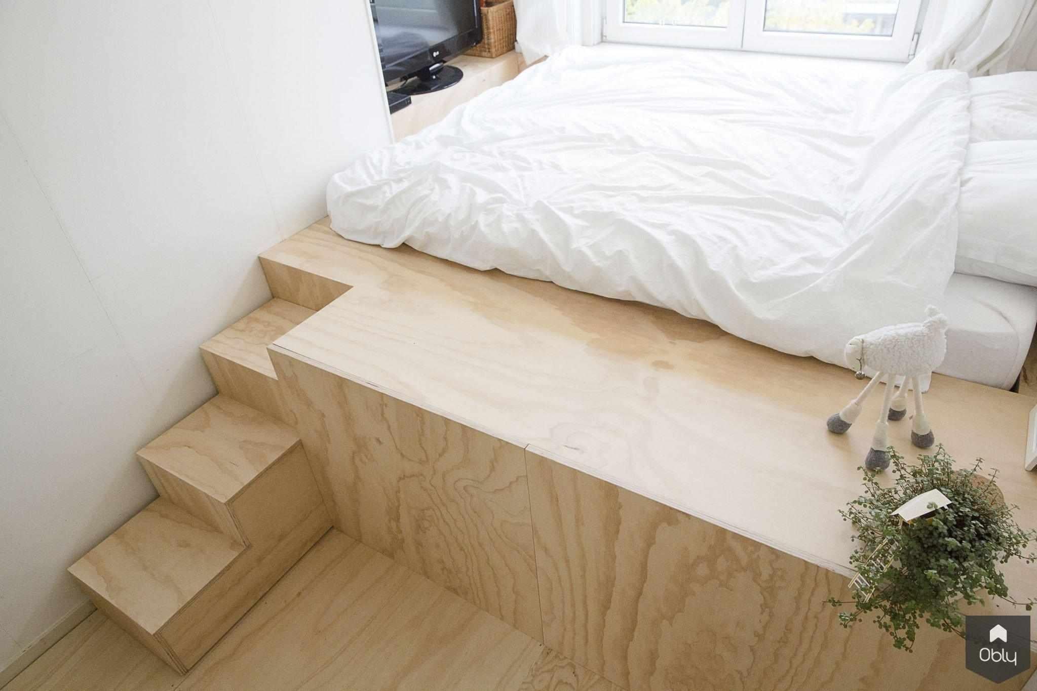 Bed-room Rotterdam-Studio Kocks-alle,bed-room Rotterdam,custom made furniture,houten interieur,interieur Rotterdam,moderne slaapkamer,plywood interieur,Slaapkamer,slaapkamer interieur ontwerp,slaapkamer op maat,studio kocks,tiny bedroom design-OBLY
