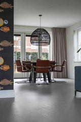 Beton ciré vloer-Willem Designvloeren B.V.-beton cire,beton ciré vloer,betonlook vloer,gietvloer alternatief,grijze vloer,Keuken,keuken vloer,moderne woning,naadloze vloer,onderhoudsvriendelijke vloer,strak interieur-Betonvloer ciré in een grijze kleur-OBLY