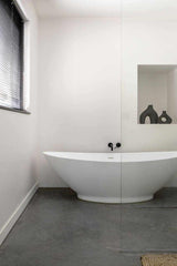 Betonvloer jaren '70 bungalow-Willem Designvloeren B.V.-Woonkamer-Betonvloer jaren 70 bungalow-OBLY