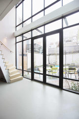 Bovenwoning met verbinding tot tuin-Richèl Lubbers Architecten-Woonkamer-OBLY