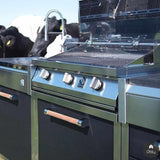 Buitenkeukens en barbecues van STEEL-Steel Cucine-alle,Keuken-OBLY
