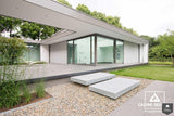 Buitenzonwering elecktrische screen-Caspar Dekkers Interieurs-alle,buitenzonwering screen,elektrische buitenzonwering,elektrische screens zonwering,Exterieur,moderne zonwering woning,screens buitenzonwering,zonwering grote ramen,zonwering moderne villa-OBLY