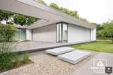 Buitenzonwering elecktrische screen-Caspar Dekkers Interieurs-alle,buitenzonwering screen,elektrische buitenzonwering,elektrische screens zonwering,Exterieur,moderne zonwering woning,screens buitenzonwering,zonwering grote ramen,zonwering moderne villa-OBLY