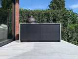 Design buitenkeuken natuurstenen werkblad-COOXS-alle,buiten koken in luxe tuin,buitenkeuken met natuurstenen werkblad,compacte buitenkeuken met barbecue,design buitenkeuken,exclusieve buitenruimte,luxe tuin met buitenkeuken,moderne buitenkeuken inspiratie,strakke wellness tuin-Design buitenkeuken natuurstenen werkblad-OBLY