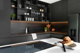 Design leefkeuken op maat-Design leefkeuken op maat-Donkere keuken,Interieur,Keuken,Keukeneiland,Sfeerverlichting-Design leefkeuken op maat-OBLY