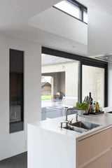 Een interieur dat uitnodigt-Stijn de Ruyter Interieurarchitectuur-binnen buiten verbinding,design verlichting,hout,Interieur,italiaans design,minimalistisch,modern interieur,open leefruimte,rustige basis,strak design,transparantie,verborgen apparatuur,warm interieur,wit stucwerk-Een interieur dat uitnodigt-OBLY