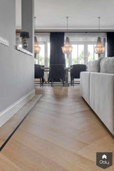 Eigentijds visgraatmotief groot formaat met traditionele bies-NOBEL Flooring-alle,Woonkamer-OBLY