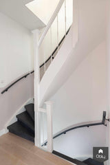 Eiken traprenovatie antraciet jaren 30 woning-Content Traprenovatie-alle,Entree hal trap-OBLY