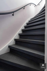 Eiken traprenovatie antraciet jaren 30 woning-Content Traprenovatie-alle,Entree hal trap-OBLY