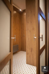 Entree hal en garderobe Eiken hout-Wood Creations-alle,Entree hal trap-OBLY
