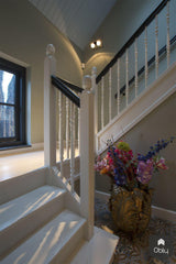 Entree/hal/trap Rijksmonument boerderij Blaricum-Suzanne-Holtz-Studio-alle,Entree hal trap-OBLY