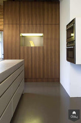 Frank! Designkeuken met teakhout en massief betonnen blad-Frank! Maatwerk Keukens-alle,Keuken-OBLY