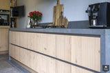 Frank! Eiken keuken met composiet betonlook werkblad-Frank! Maatwerk Keukens-alle,Keuken-OBLY