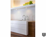 Frank! Ligna-model keuken van Corian en notenfineer-Frank! Maatwerk Keukens-alle,Keuken-OBLY