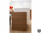 Frank! Ligna-model keuken van Corian en notenfineer-Frank! Maatwerk Keukens-alle,Keuken-OBLY