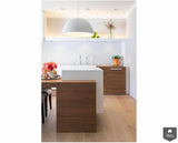 Frank! Ligna-model keuken van Corian en notenfineer-Frank! Maatwerk Keukens-alle,Keuken-OBLY