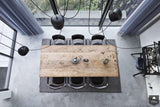 Gevlinderde betonvloer in moderne villa-Willem Designvloeren B.V.-alle,Keuken-OBLY