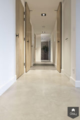 Gevlinderde woonbeton vloer in bad- en slaapkamer-Willem Designvloeren B.V.-alle,Slaapkamer-OBLY