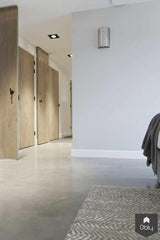 Gevlinderde woonbeton vloer in bad- en slaapkamer-Willem Designvloeren B.V.-alle,Slaapkamer-OBLY
