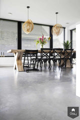 Gevlinderde woonbeton vloer in midden grijs-Willem Designvloeren B.V.-alle,Woonkamer-OBLY