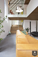 Gevlinderde woonbeton vloer in oude kerk-Willem Designvloeren B.V.-alle,Woonkamer-OBLY