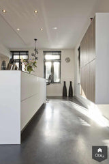 Gevlinderde woonbeton vloer nieuw herenhuis-Willem Designvloeren B.V.-alle,Woonkamer-OBLY