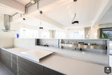 Glazen keuken in penthouse in oude fabriek-Bert van Vlijmen-alle,Keuken-OBLY