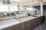 Glazen keuken in penthouse in oude fabriek-Bert van Vlijmen-alle,Keuken-OBLY