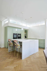 Groene jaren 30 keuken-Keukenstudio Stormink-Keuken-OBLY