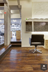 Hippe kapsalon op houten vloer-NOBEL Flooring-alle,Woonkamer-OBLY