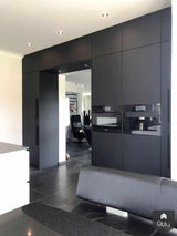 Hoogglans lak witte keuken in greeploos design-Keukenarchitectuur Midden Brabant-alle,Keuken-OBLY