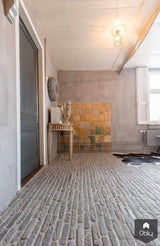 Ijsselsteentjes als vloer-Van den Heuvel & Van Duuren-entree / hal / trap-IJsselsteentjes als vloer-OBLY