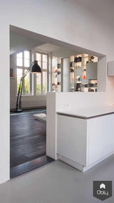 Interieur woning in school-Van Os Architecten-alle,Woonkamer-OBLY