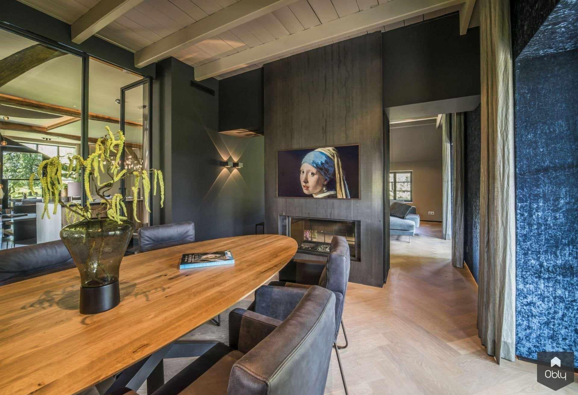 Interieurontwerp en lichtplan sfeervolle woonboerderij-Studio Kees Marcelis-alle,exclusief interieurontwerp,interieur met lichtplan,lichtplan interieur,luxe woonboerderij,maatwerk interieurontwerp,modern landelijk interieur,sfeervolle woonboerderij,warme woonstijl,woonboerderij interieur,woonboerderij renovatie,Woonkamer-OBLY