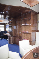 Kantoor in villa yacht style-Wood Creations-alle,Woonkamer-OBLY