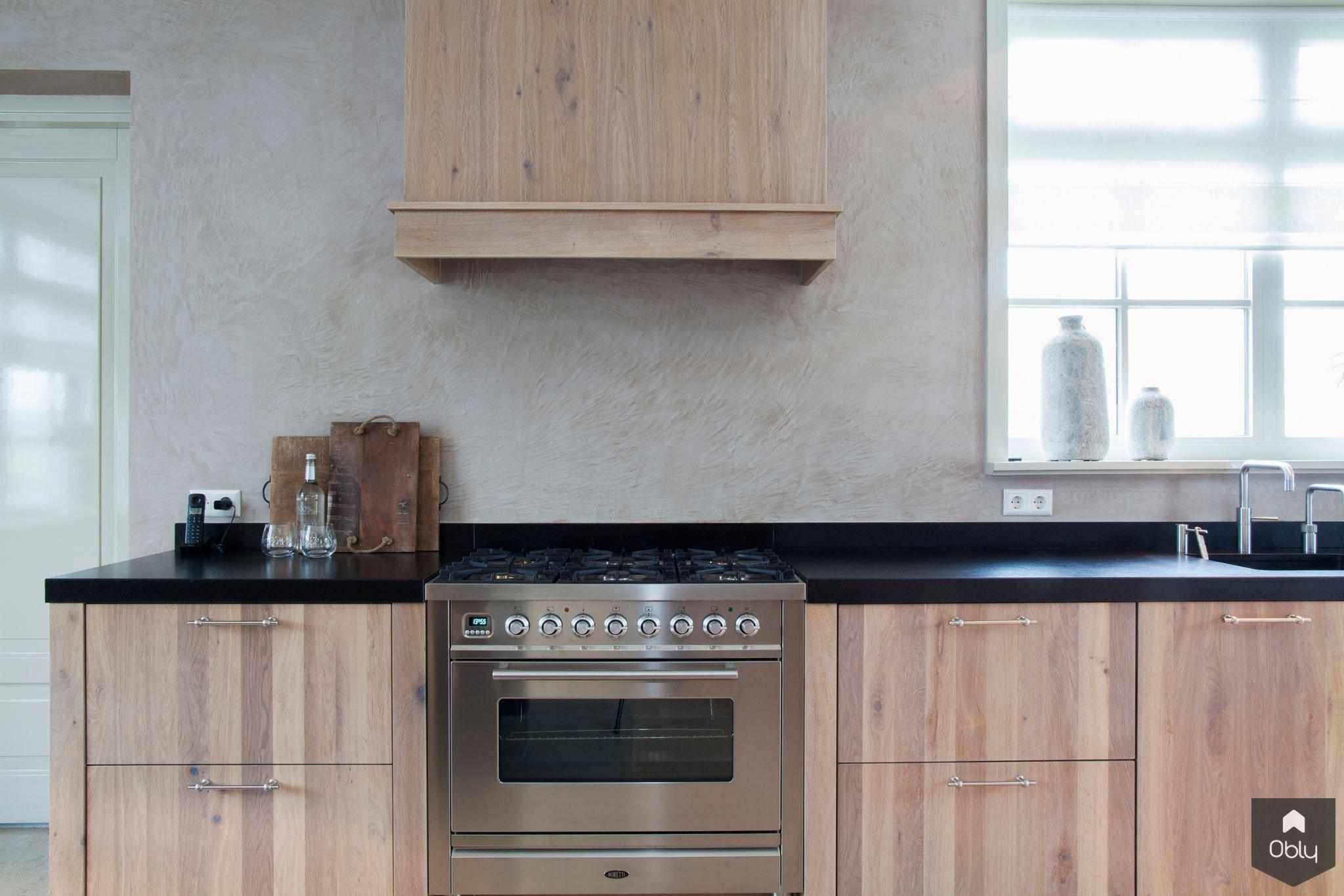 Keuken Eiken hout met v-groeven - Landelijk-Wood Creations-alle,Keuken-OBLY