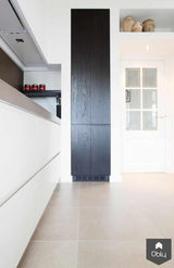 Keuken champagne kleurig met eiken hout-Wood Creations-alle,Keuken-OBLY
