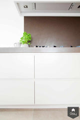 Keuken champagne kleurig met eiken hout-Wood Creations-alle,Keuken-OBLY