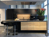 Keuken in Mat zwart en hout-Keukenarchitectuur Midden Brabant-alle,Keuken-OBLY