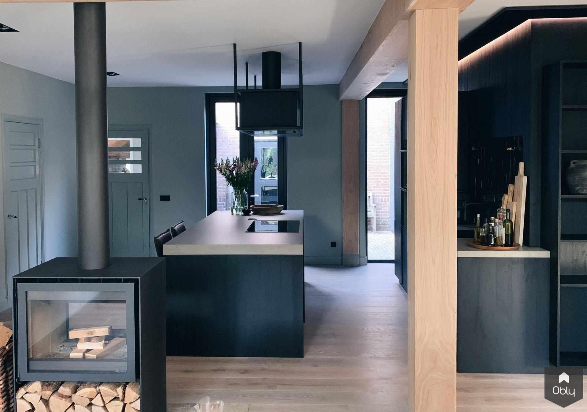 Keuken met dik keramisch blad en Marokkaanse tegels-Bjorn Interieurontwerp & Realisatie-alle,Keuken-OBLY