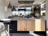 Keuken met eiken houtaccent-Keukenarchitectuur Midden Brabant-Keuken-OBLY